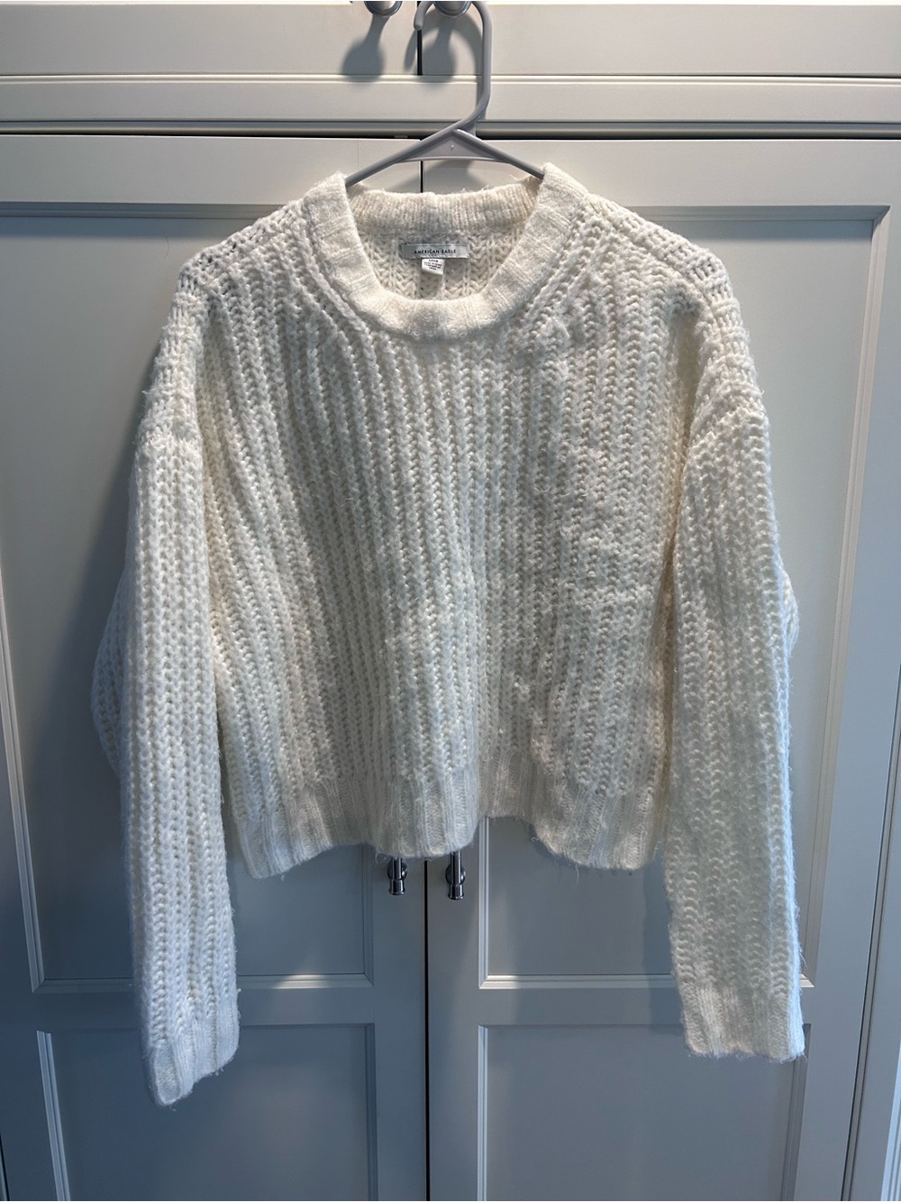 American Eagle Chunky Crewneck Sweater, small